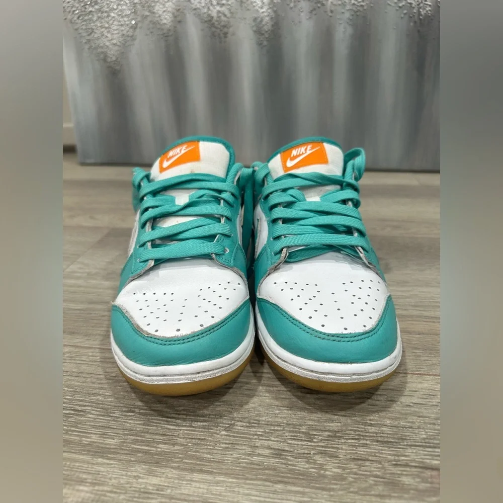 Nike Women’s Dunk Low Teal Zeal - Picture 3 of 9